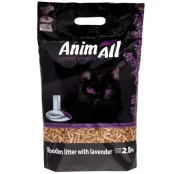 Деревний наповнювач AnimAll для котів, з ароматом лаванди, 2.8 кг Деревний наповнювач AnimAll для котів, з ароматом лаванди, 2.8 кг