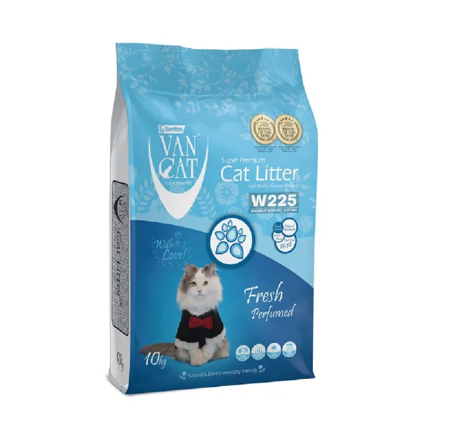 Бентонітовий наповнювач VanCat Fresh для туалету, 10 кг