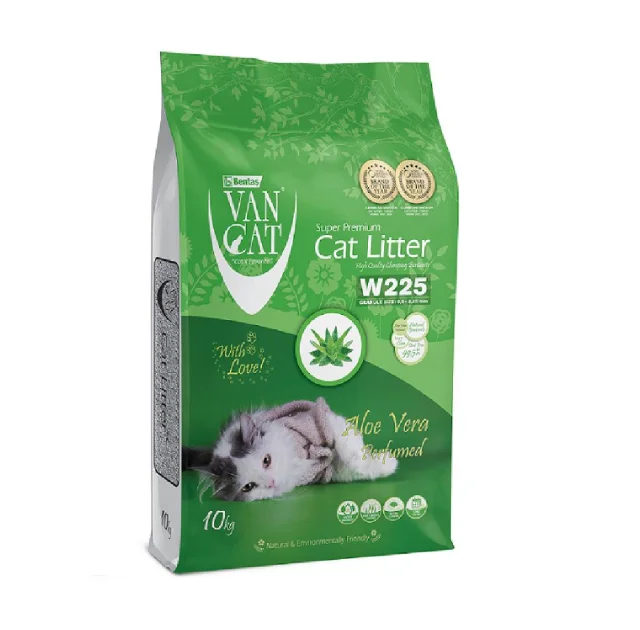 Бентонітовий наповнювач VanCat AloeVera для туалету, 10 кг