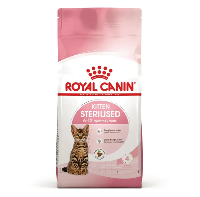 Сухий корм Royal Canin Kitten Sterilised для стерилізованих кошенят до 12 місяців, 2 кг