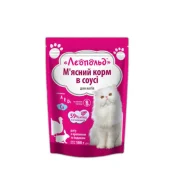 Консерва Леопольд для котов рагу с кролем и индейкой в соусе, 100 г, Акция