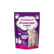 Консерва Леопольд для котов с курицей и индейкой в желе, 100 г, Акция