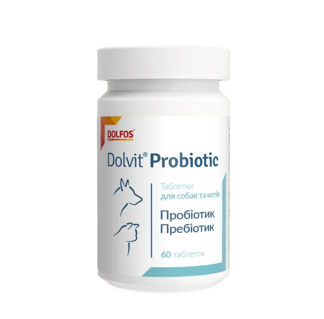 Dolfos Dolvit Probiotic для собак і котів 60 табл.