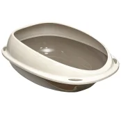 Пластиковый туалет Georplast Shuttle для кошек, 57×40×19 см, серый