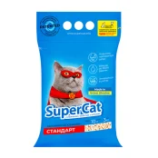 Наполнитель для туалета Super Cat Стандарт 3 кг, синий