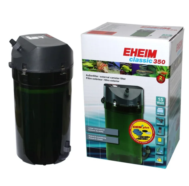 Зовнішній фільтр EHEIM classic 350 Plus для прісноводних і морських акваріума