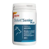 Вітаміни Dolfos Dolvit Senior Plus для поліпшення роботи суглобів у зрілих собак, 800 г