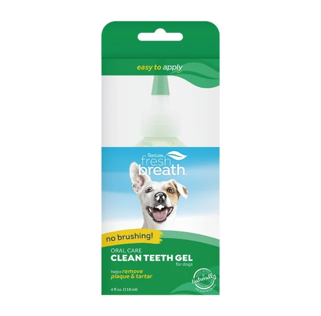 Гель для чищення зубів TropiClean Clean Teeth Gel для котів і собак, 118 мл
