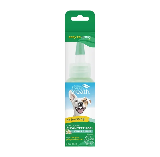 Гель для чищення зубів TropiClean Clean Teeth Gel Vanilla Mint "Ванільна м'ята" для собак, 59 мл