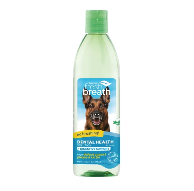 Добавка в воду TropiClean Fresh Breath для догляду за порожниною рота, з пробіотиком, для собак, 473 мл