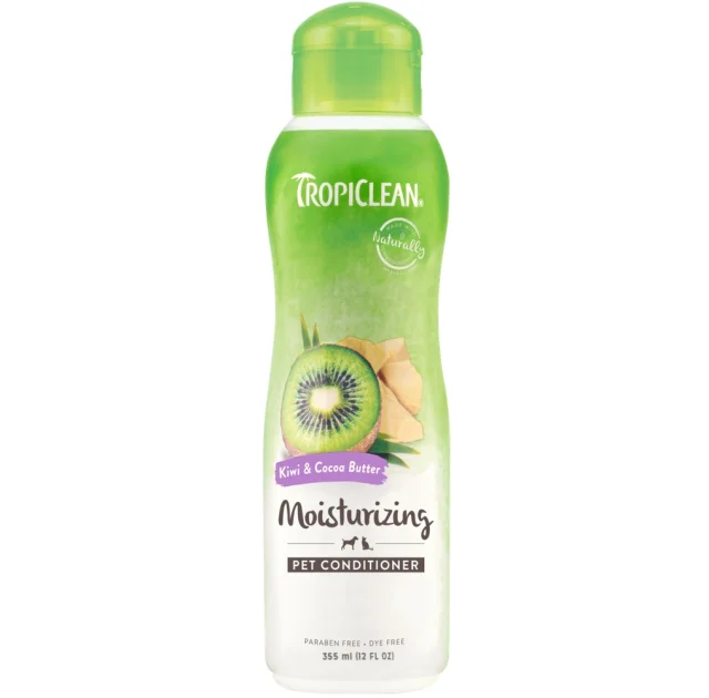 Кондиціонер TropiClean Kiwi & Cocoa Butter для відновлення сухої вовни для собак і кішок, 355 мл