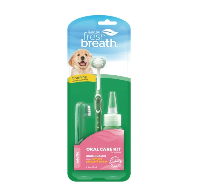 Відбілюючий набір Tropiclean Oral Care Kit Large "Свіжий подих" для догляду за зубами для собак, великий
