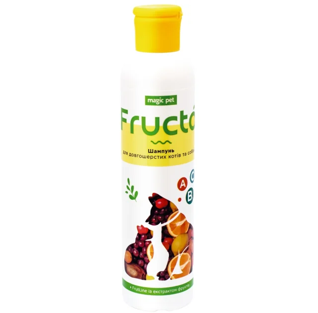Шампунь Magic Pet Fruit Line Фруктовий мікс для довгошерстих собак і котів, 220 мл
