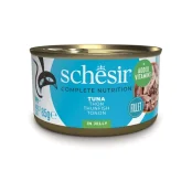 Консерви Schesir Tuna натуральні, для котів, тунець в желе, банку 85 г