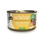 Консерви Schesir Cat Tuna Surimi натуральні, для котів, тунець з сурімі в желе, банку 85 г