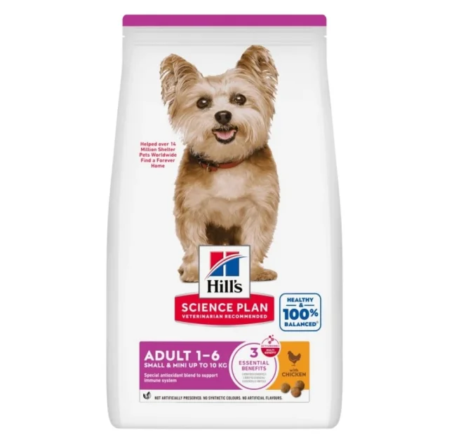 Сухой корм Hill's Science Plan Adult Small & Mini для собак, с курицей, 3 кг