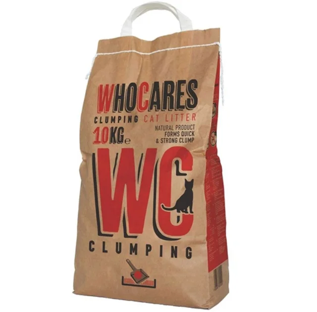 Наповнювач WC WhoCares Clumping грудкує, в котячий туалет, 10 кг