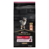 Сухой корм Purina Pro Plan Dog Medium Puppy OptiDerma для щенков средних пород, с лососем и рисом, 12 кг