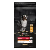 Сухой корм Purina Pro Plan Dog Medium Adult для собак средних пород, с курицей, 14 кг