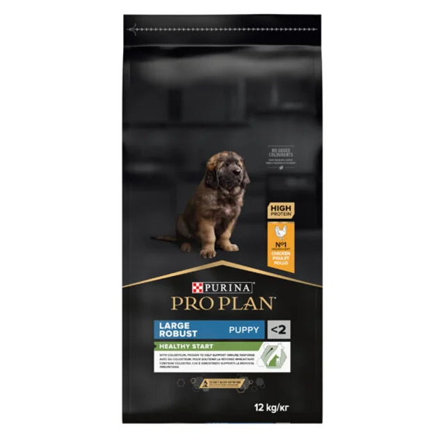 Сухий корм Purina Pro Plan Puppy Large Robust для цуценят великих порід, з куркою, 12 кг