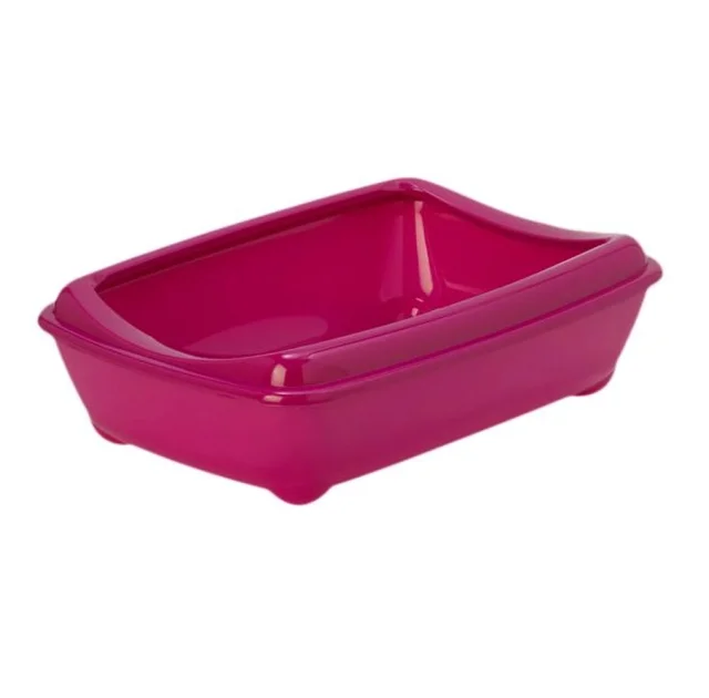 Туалет Moderna Mini Arist-O-Tray для кішок, з бортиком, пурпурний, 50 х 38 х 14 см