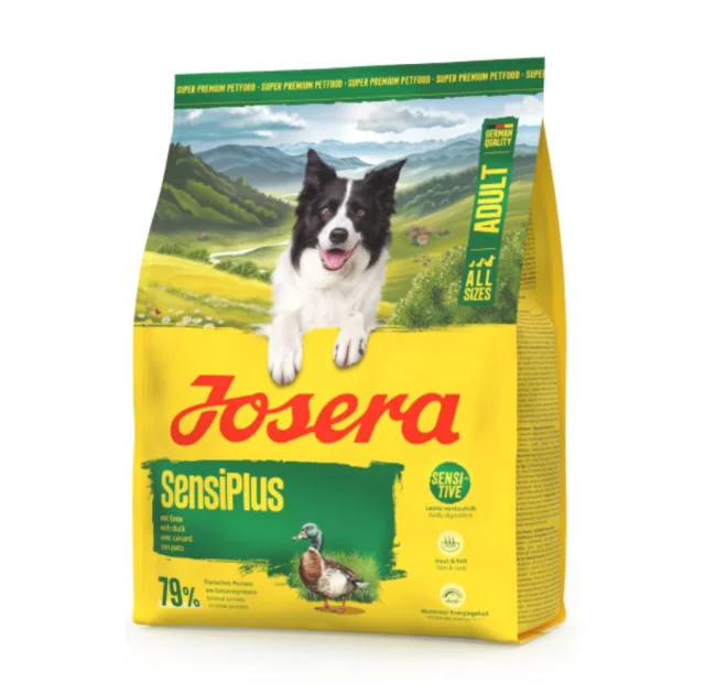 Сухий корм Josera Adult Sensi Plus для дорослих чутливих собак, з делікатними качкою і рисом, 900 г