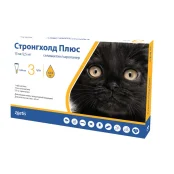 Краплі Zoetis Stronghold Plus 15 мг/2.5 мг проти паразитів для котів вагою до 2.5 кг, 0.25 мл, ціна за 1 піпетку