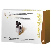 Капли Zoetis Stronghold 12% от блох и клещей у собак весом от 5 до 10 кг, 0.5 мл, цена за 1 пипетку