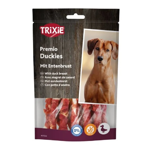 Ласощі Trixie Duckies для собак, качка, 100 г