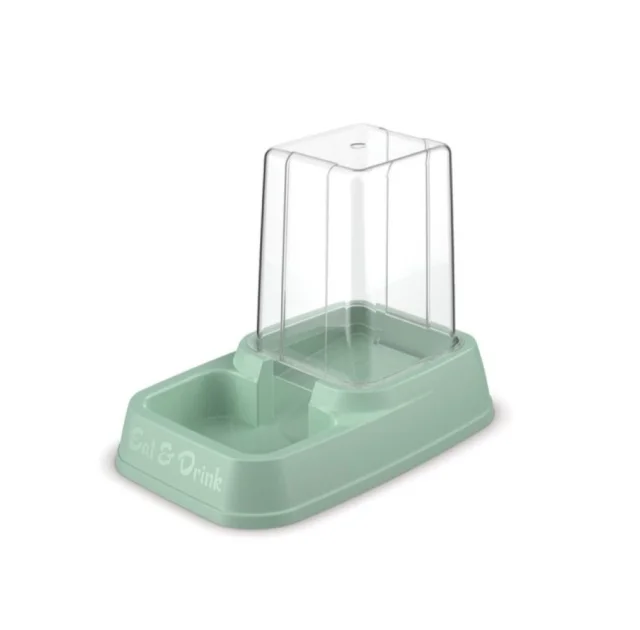 Диспенсер для воды и корма Georplast для кошек и собак, 3.7 л, 33.5×20×27.5 см