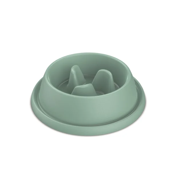 Миска Georplast Adagio Big для собак, пластик, 31.5×9 см, зелена