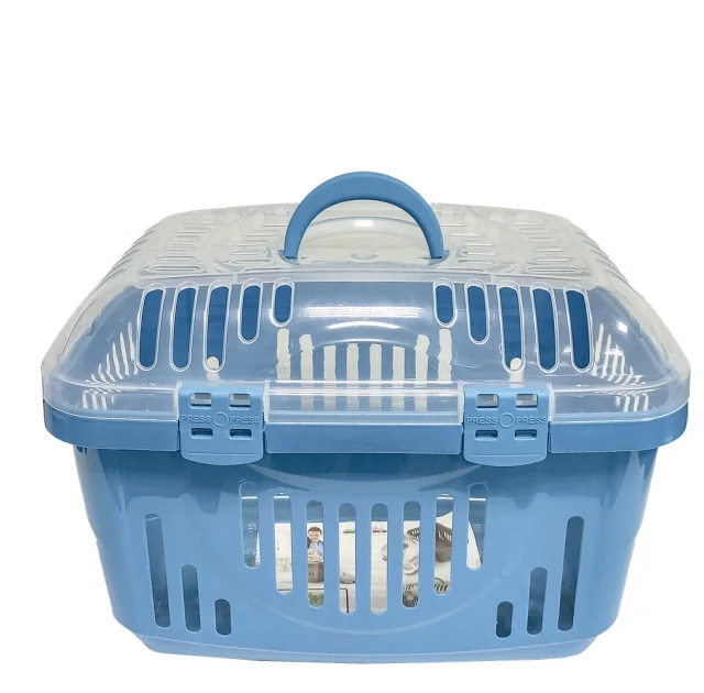 Переноска Georplast Rocket Classic для собак, з прозорою кришкою, 49×33×33 см