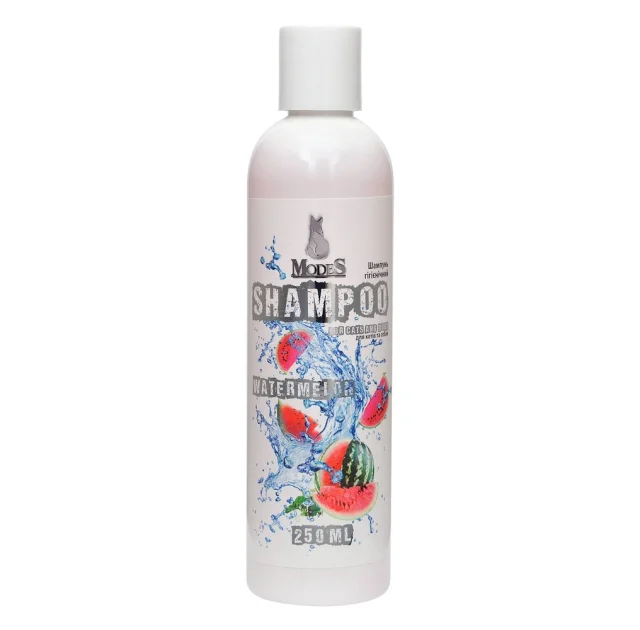 Шампунь Modes Shampoo Watermelon для котів та собак, з ароматом кавуна, 250 мл