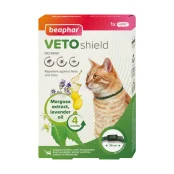 Нашийник Beaphar Bio Band Veto Shield від бліх, кліщів та комарів, для котів та кошенят, біо, 35 см