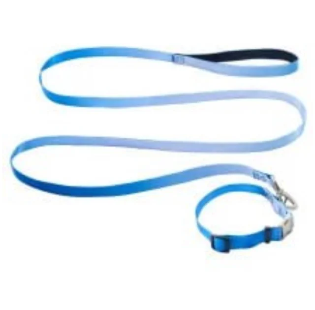 Комплект ошейник с поводком AnimAll для маленьких собак и всех пород кошек, пантон 3, 1/25-30/180 см