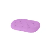 Подстилка Теремок овальная для животных, L, ширина 65 см, длина 75 см, В 7 см фиолетовый