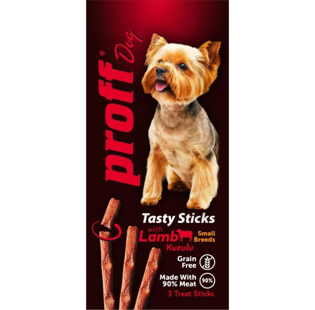 Жевательное лакомство Proff Dog для собак малых пород, стиксы, с ягненком, 3х5г