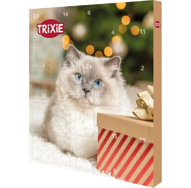 Адвент календарь Trixie для кошек, с лакомствами, 30×34×3.5 см