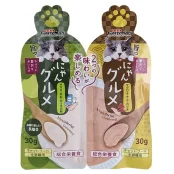Вологий корм CattyMan Complete Twins Pouch крем-пюре два смаки: курка, молоко, ікра та тунець, курка, макрель, для котів, 60 г