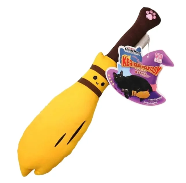 Іграшка CattyMan Kick Toy Broom шурхотлива подушка-мітла, для котів