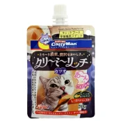 Ласощі CattyMan Creamy Bonito Puree вершкове пюре з макреллю, для котів, набір 2 х 70 г, 140 г