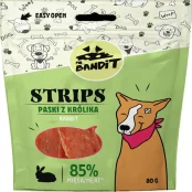 Лакомство Mr. Bandit Strips для собак, с кроликом, мягкие полоски, 80 г