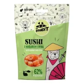Лакомство Mr. Bandit Sushi для собак, с кроликом и рыбой, мясные рулетики, 80 г