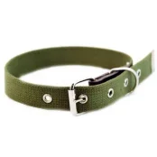 Ошейник Jolly Pet брезентовый одинарный 4 см × 65 см, для собак, хаки