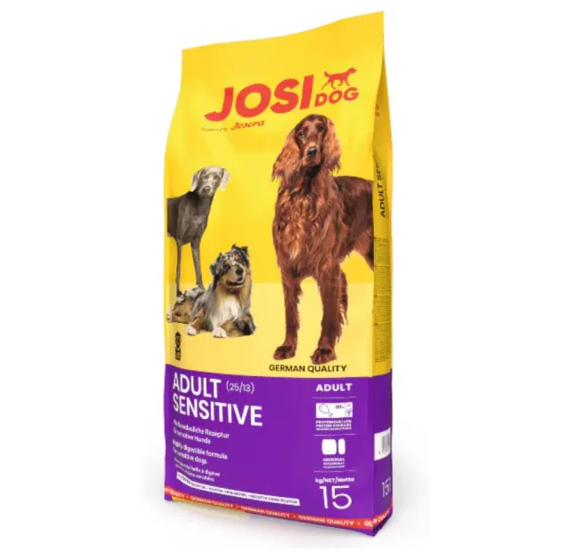 Сухий корм Josera JosiDog Adult Sensitive для дорослих собак з чутливим травленням, з птахом, 15 кг