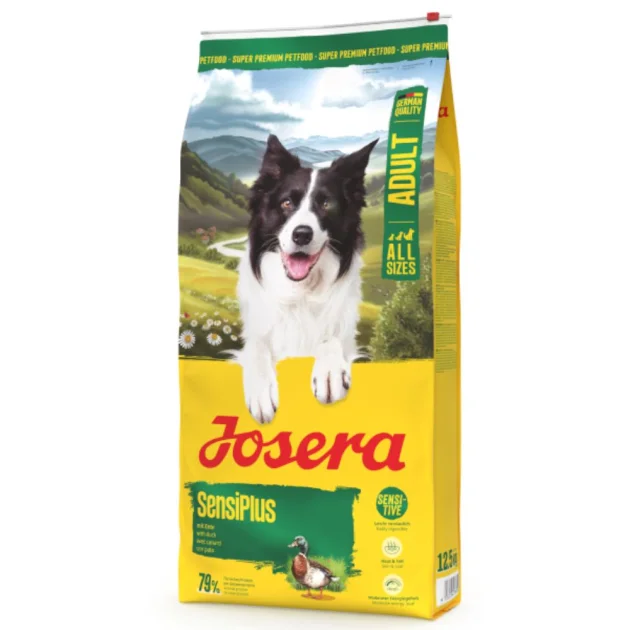 Сухой корм Josera SensiPlus для собак с чувствительным пищеварением, с уткой и рисом, 12,5 кг