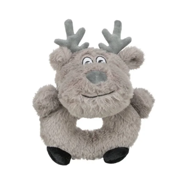 Игрушка Trixie Christmas North Reindeer, для собак, плюш, 24 см