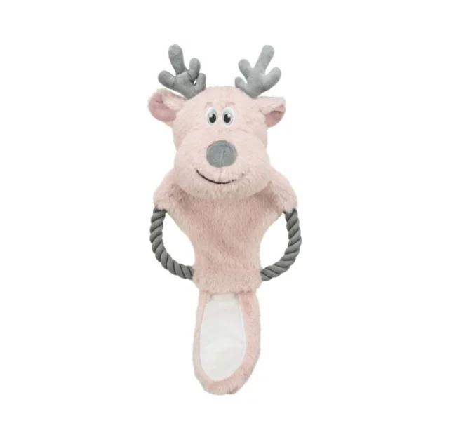 Игрушка Trixie Christmas Reindeer Rope, для собак, с канатом, 47 см