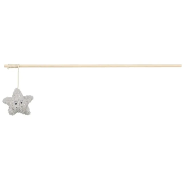 Іграшка Trixie Christmas Wand Star, для котів, вудка із зірочкою, 48 см