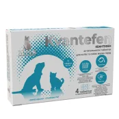 Таблетки MODES Kvantefen для котів та собак малих порід, антигельмінтні, 4 таблетки